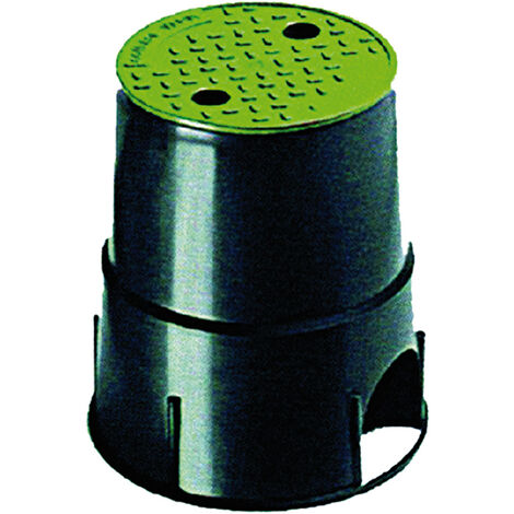 pozzetto circolare con coperchio per irrigazionegiardino diametro cm 15 h 23