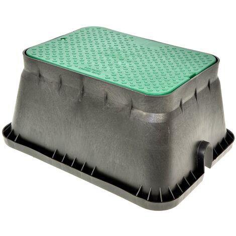 POZZETTO IRRIGAZIONE RETTANGOLARE JUMBO VALVOLE COMANDO ALLOGGIAMENTO GIARDINO