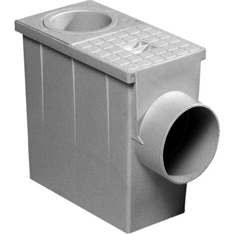 Pozzetto pluviale Sifonato ( Lung. 23.5 Larg. 22 Alt. 12.5 cm)