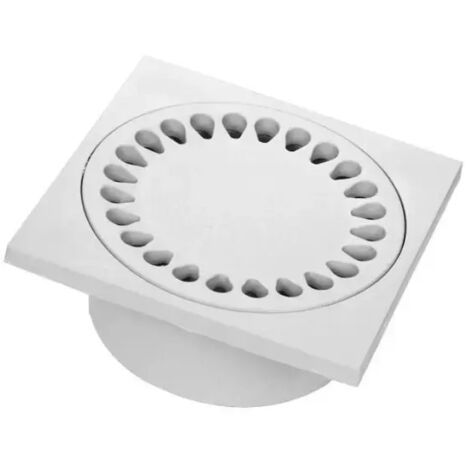 Pozzetto sifonato con griglia in pvc mm.20x20 usc.ø80 CR