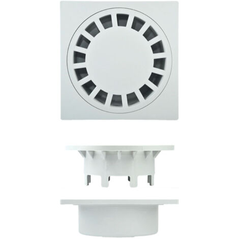 POZZETTO SIFONATO IN PP CON GRIGLIA - MM 100X100 USC. ø32-40