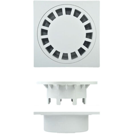 POZZETTO SIFONATO IN PP CON GRIGLIA - MM. 200X200  USC. ø80-100-110