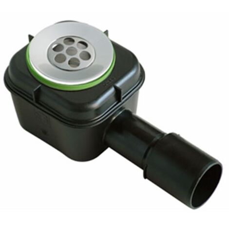 POZZETTO SIFONATO PVC MOD. SPLASH NERO PER PIATTI DOCCIA- Flangia diam. 80- BONOM- pezzi 1