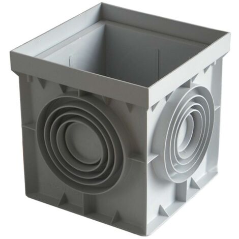 Pozzetto Singolo In Plastica Senza Coperchio Cm. 55X55