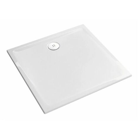 Pozzi ginori piatto doccia bianco in ceramica 90x90 4,5 cm- piletta non inclusa