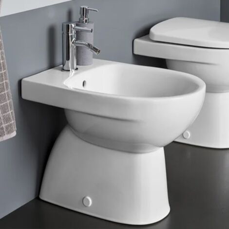 GEBERIT POZZI GINORI Selnova pro bidet 1 foro a pavimento 35,8x52 bianco codice prod: 58022000