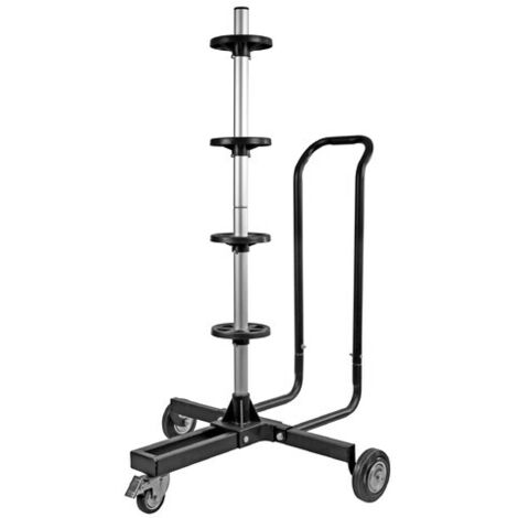 Pp-3, Carrello Porta Cerchi E Pneumatici Con Supporto Ad Asta