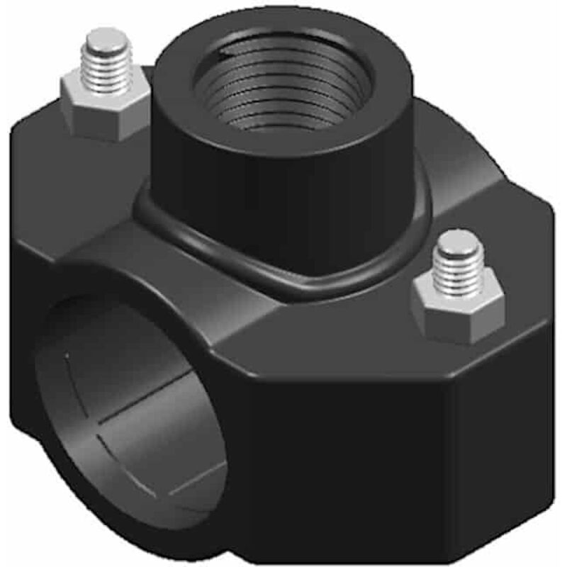 Klasebo® Anbohrschelle, Pp Anbohrschelle 50mm, 1 Zoll, Wasserleitung Anzapfen