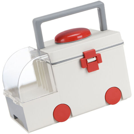 PP AS Tragbare medizinische Aufbewahrungsbox Notfallset Organizer mit Griff