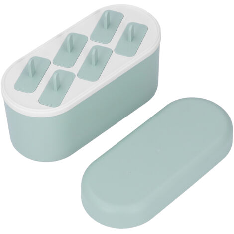 PP-Eisform mit 6 Mulden für die hausgemachte Eisherstellung – DIY-Küchenhelfer für Eiscreme