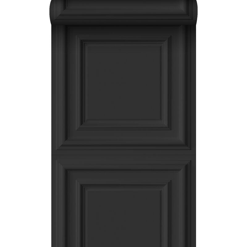 Papier peint lambris noir Origin Wallcoverings