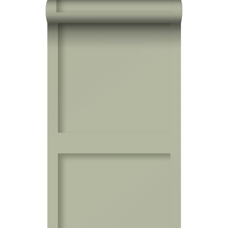 Papier peint lambris vert grisé clair Origin Wallcoverings