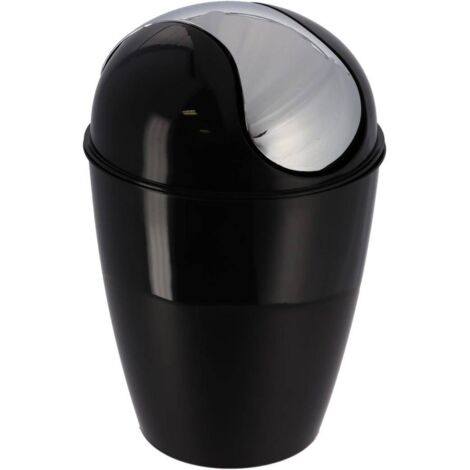 Pp konischer eimer mit deckel 5,6l - schwarz - Tendance