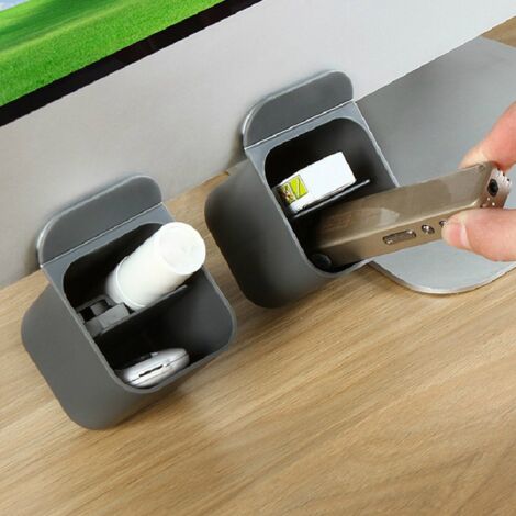 PP Monitor-Montage-Schreibtischorganizer – Mehrzweck-Stiftehalter für Monitor, Schreibtisch oder Wand – Ergonomische Aufbewahrung für Stifte, Bleistifte und kleine Gegenstände