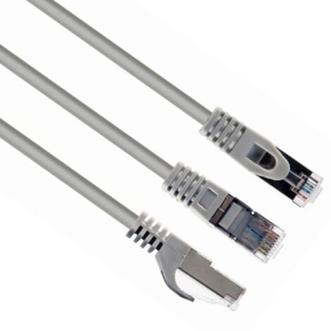 PP6-2M Câble/Cordon réseau CableXpert RJ45 Catégorie 6 FTP (F/UTP) Droit 2m (Gris)