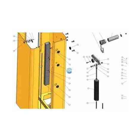 PPD2157.4540 Tappo Copri Sblocco LBAR M5BAR M3BAR M7BAR Ricambio Originale NICE PPD2157.4540