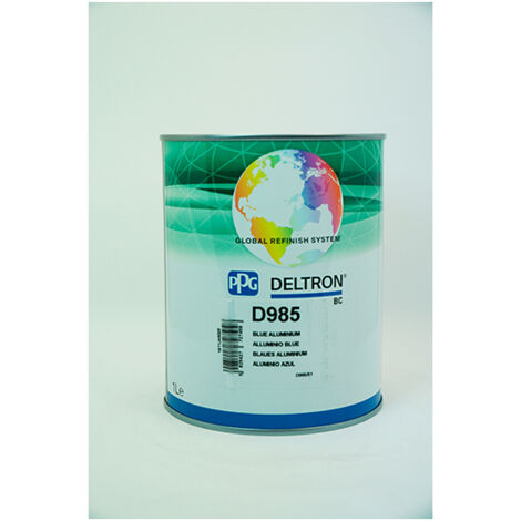 PPG D985 DELTRON BC ALUMINIUM BLUE LITRI 1