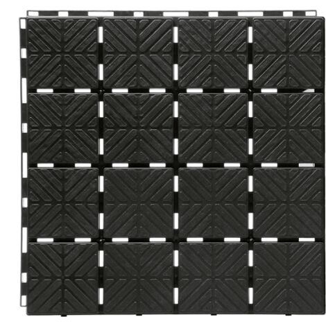 Pp.kratka chodnikowa easy square - czarne 9 szt. 1,5m2