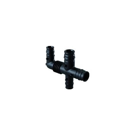 PPSU Q&E collecteur de toit - UPONOR Dimensions : 20/20x16x16x16x16 mm