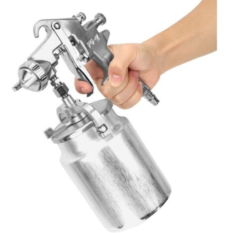 PQ-2 Pistolet de PulvéRisation de Peinture Pneumatique PulvéRisateur de Peinture à Main 2.0mm Buse Type D'Aspiration Pistolet de PulvéRisation Domestique PulvéRisateur De Peinture (1000ml)