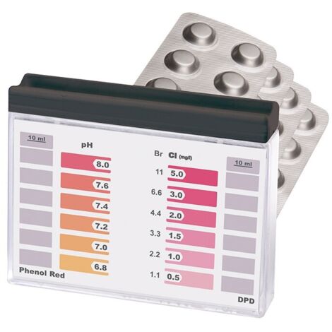 PQS Test Kit DPD Cl/Br 2 probetas