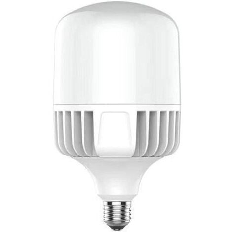 Pr Ampoule LED E-40-60W - Lumière froide 6500K - 6000 lm - Conception de turbine et plaque de dissipateur de chaleur - Éclairage industriel et extérieur, culot E40, blanc - Lot de 1