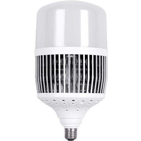 Pr Ampoules LED E40 200W Industriel Lampe à LED, Blanc Neutre 6500K, 20000lm, AC 160-265V, équivaut Ampoule Halogène 1800W Lampe LED, Pour L'atelier D'entrepôt D'usine, Etc (E40,200W)