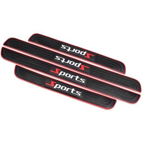 Pr Ersandy – Autocollants seuil porte 4pcs – Protection anti-rayures et impacts – PVC étanche et anti-salissures – Installation facile