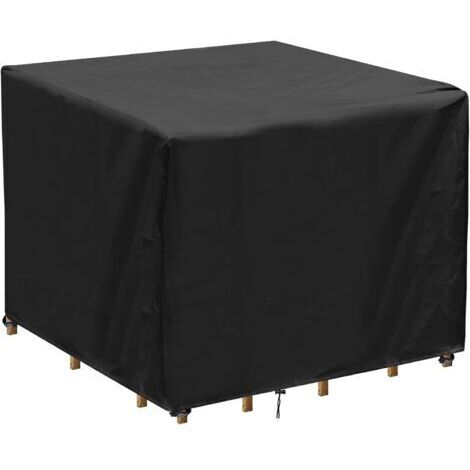 Pr Ersandy – Housse de protection pour meubles de jardin – Tissu Oxford 420D imperméable – Anti-UV – Dimensions 90x90x90 cm – Sac de transport inclus
