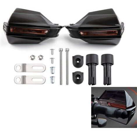 Pr Ersandy – Protection des mains moto – Bouclier coupe-vent pour guidon 7/8' – Réduit fatigue mains – Protection contre boue et vent froid