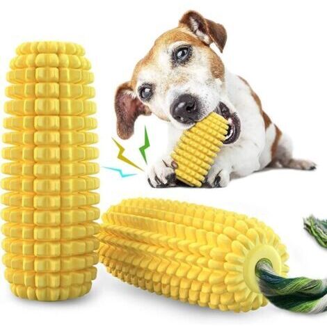 Pr Jouet pour Chien, Jouet Chien Indestructible, Résistant à la Morsure Bâton de Nettoyage des Dents en Caoutchouc pour Petits et Moyens Chiens