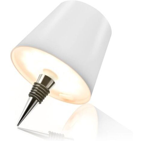 Pr Lampe Bouteille , Lampe de Table Led Sans Fil Rechargeable , avec 3 Couleurs et Luminosité Réglable , IP 54 Etanche LED Bouteille pour Restaurant , Chambre , Terrasse , Cadeau
