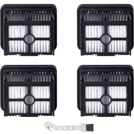 Pr Lot de 4 filtres HEPA pour Dreame H12 Pro/H12 Pro FlexReach/H12 Dual/H12 Pro Ultra/H13 Pro/H15 Pro/H15 Pro Heat/H15 Mix/Mova M10 Aspirateur Eau et poussière