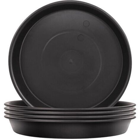 Pr Lot de 5 Soucoupes pour Plantes, Soucoupes pour Pots de Fleurs pour Plantes, Plateaux de Planteur pour Intérieur, Extérieur, Jardin - 30cm