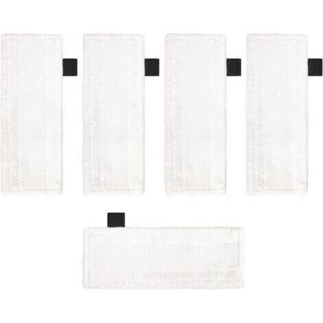 Pr Lot de 5 tampons en microfibre pour sol compatibles avec les nettoyeurs vapeur Karcher EasyFix SC2 SC3 SC4, tampons de rechange pour balai vapeur, accessoires de nettoyage