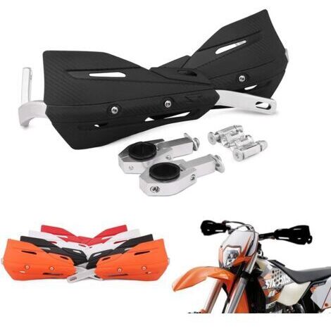 Pr Protege Main Moto Protege Main Moto Cross Protege Main 22 mm et 28 mm pour sur Ron Dirt Bike Moto MX Racing ATV Quad KAYO-Noir