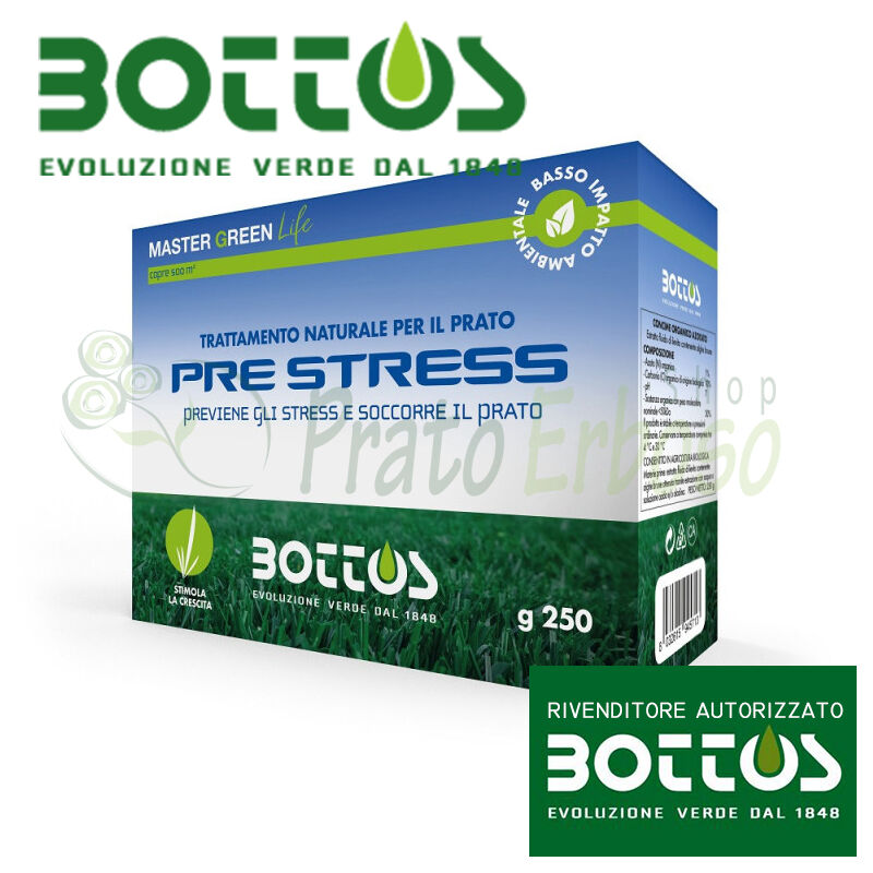 Bottos - Pré-Stress - Biostimulant pour la pelouse de 250 Gr