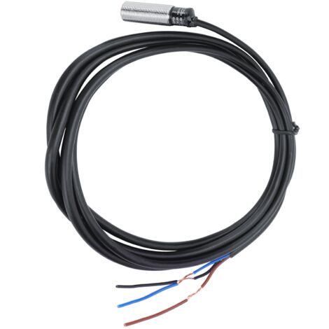 PR12-2DP Wasserdichter Näherungsschalter, 12–24 V DC, 200 mA, 50/60 Hz