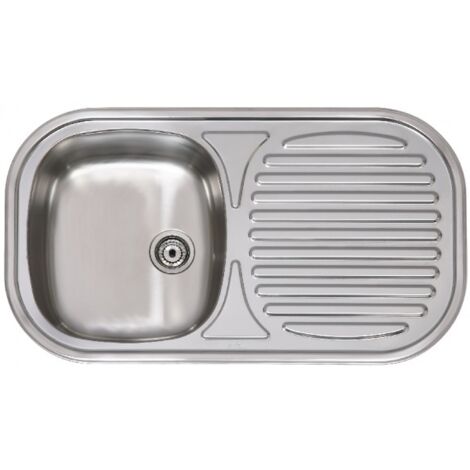 PRACTIC fregadero fi roma 1s+e 8045 vg 690264 practic , FREGADERO INOXIDABLE CON ESCURRIDOR FI ROMA CON VÁVULA GRANDE DE 80 x 45 CM VG REF. 690264 DE PRACTIC