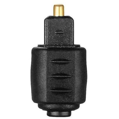 Practical optical audio adapter with 3.5 mm connector to digital cable.