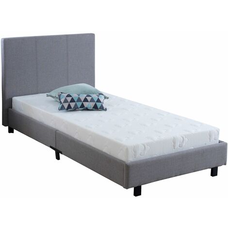 Prado Single 3ft Luxury Fabric Bed Frame in Various Colours
