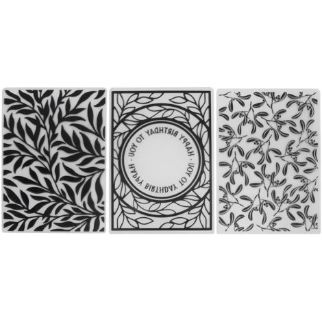 Prägekarten aus Kunststoff für DIY-Kartenbasteln und Scrapbooking