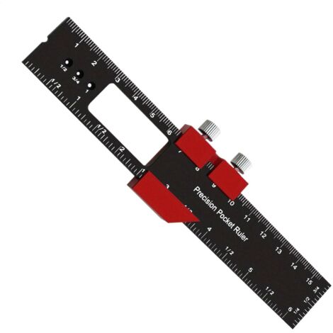Präzisions-Holzbearbeitungslineal – Anreißlehre – Präzisionsmessgeräte – Schreinerwerkzeug – Anreiß- und Messlineal aus Aluminiumlegierung