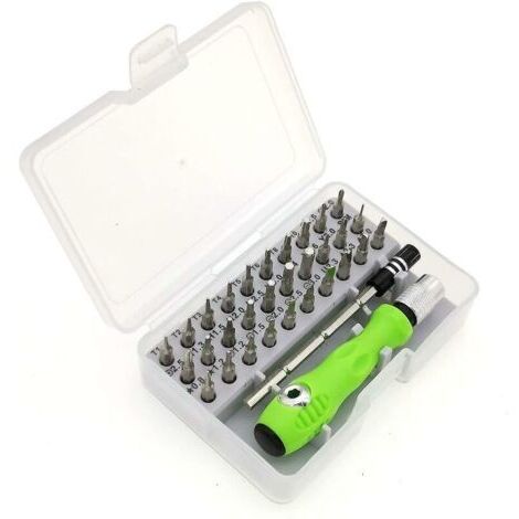 Präzisions-Schraubendreher-Set, 32-in-1 Mini-Schraubendreher-Set Inbusschlüssel Reparaturwerkzeuge für iPhone, tragbare Laptops, Uhren, Schmuck, Spielzeug, Brillen, MacBook