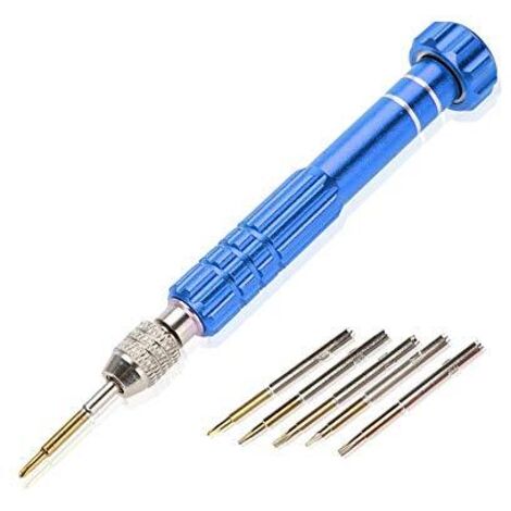 Präzisions-Schraubendreher-Set, Schraubendrehergriff mit Öffnungswerkzeugsatz zur Reparatur von Laptops, iPads, Mobiltelefonen, Brillen, Uhren und elektronischem Spielzeug (blau)