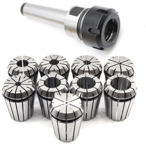 Präzisions Spannzangenfutter M12 MK3 ER32 + ER32 Satz 9Stk. Spannzangen 2-20mm für Fräser