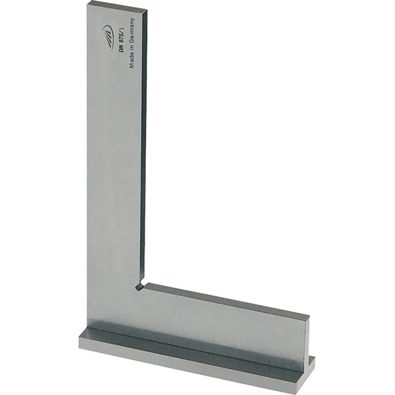 Rb Messwerkzeug - Präzisions Stahlwinkel DIN875-1 mit Anschlag Schenkellänge 250 x 165 mm