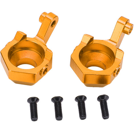 Präzisions-Vorderachslenkung aus Aluminiumlegierung für 1/16 RC-Car SG-1603/SG-1604, gelbe Farbe.
