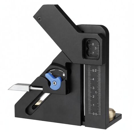 Präzisions-Zentrierwerkzeug aus Aluminiumlegierung, 1/2-Zoll-Stärke, für Kreissäge und Oberfräse.
