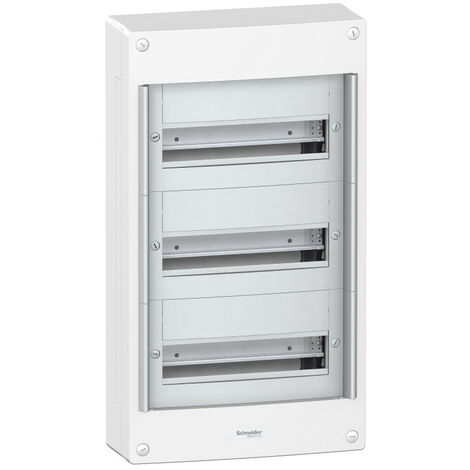 Pragma - coffret en saillie - 3 rangées 13 modules (PRA13653)